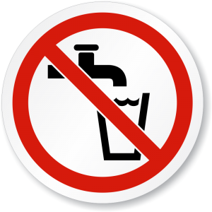 not-drinking-water-iso-sign-is-1052