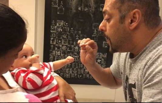 Watch this video of Salman Khan playing with his adorable nephew, Ahil. Watch this video of Salman Khan playing with his adorable nephew, Ahil.