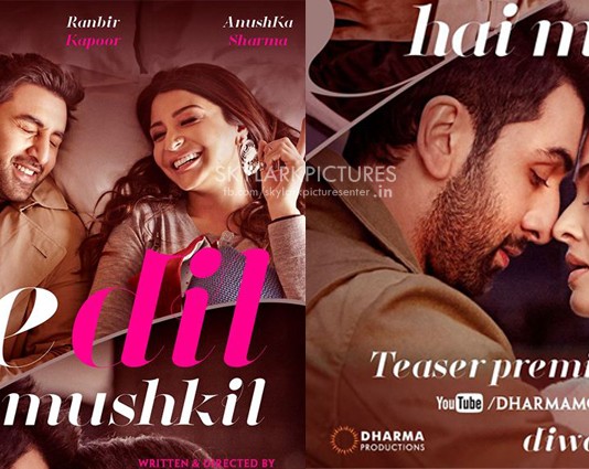 Ae Dil Hai Mushkil : A Romantic Thriller between Ranbir Kapoor and Aishwarya Rai