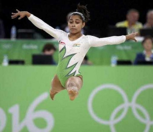 First Indian Woman “Dipa Karmakar” enters vault finals at Rio Olympics.