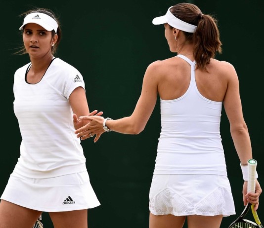 The SAN-TINA(Sania & Martina Hingis)break up.