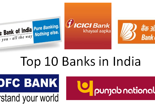 Top 10 Banking Institutions in India. Top 10 Banking Companies in India.