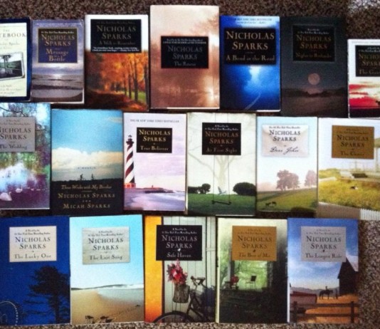 6 Reasons why Nicholas Sparks novels should be on your shelf!