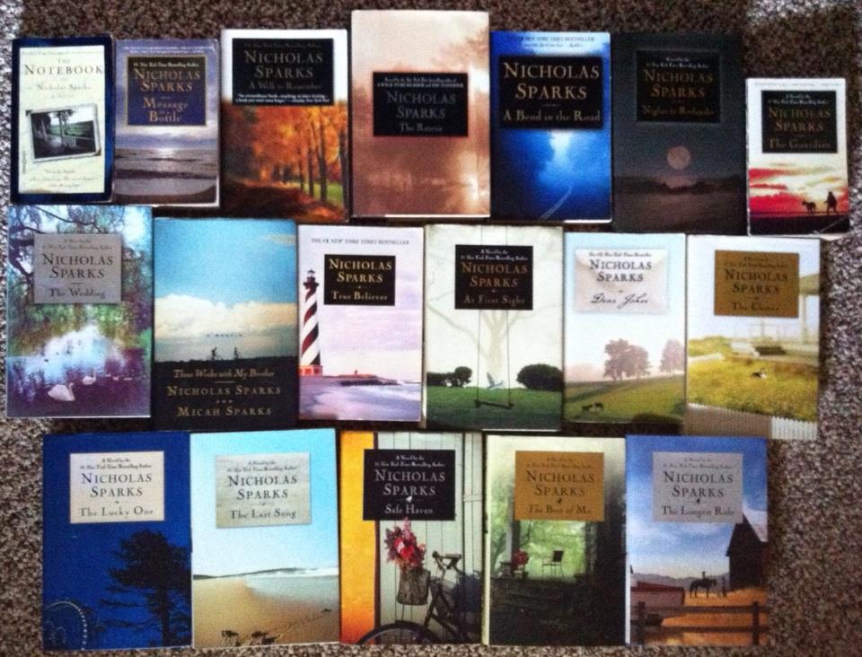 6 Reasons why Nicholas Sparks novels should be on your shelf!