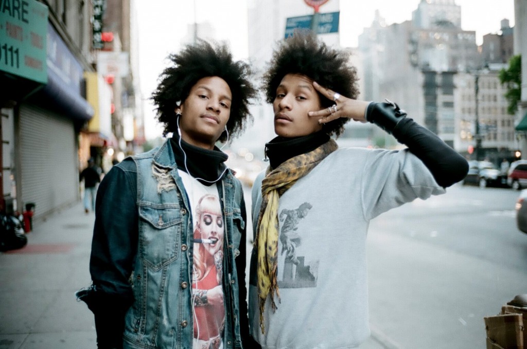 A split-screen image: one side shows the precise, controlled movements of a Limón dancer, the other the explosive, freeform energy of a hip-hop crew
