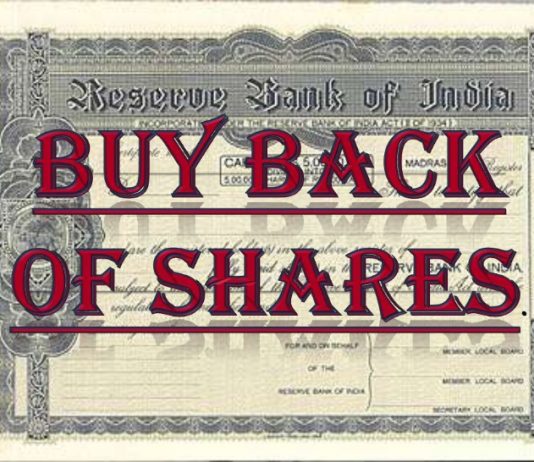 Buyback of Shares: Not a good deal for Long term investor (The other side of coin) Buyback of Shares