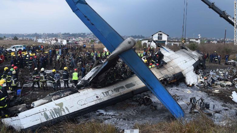Nepal Plane Crash kills 49 People at Kathmandu Airport