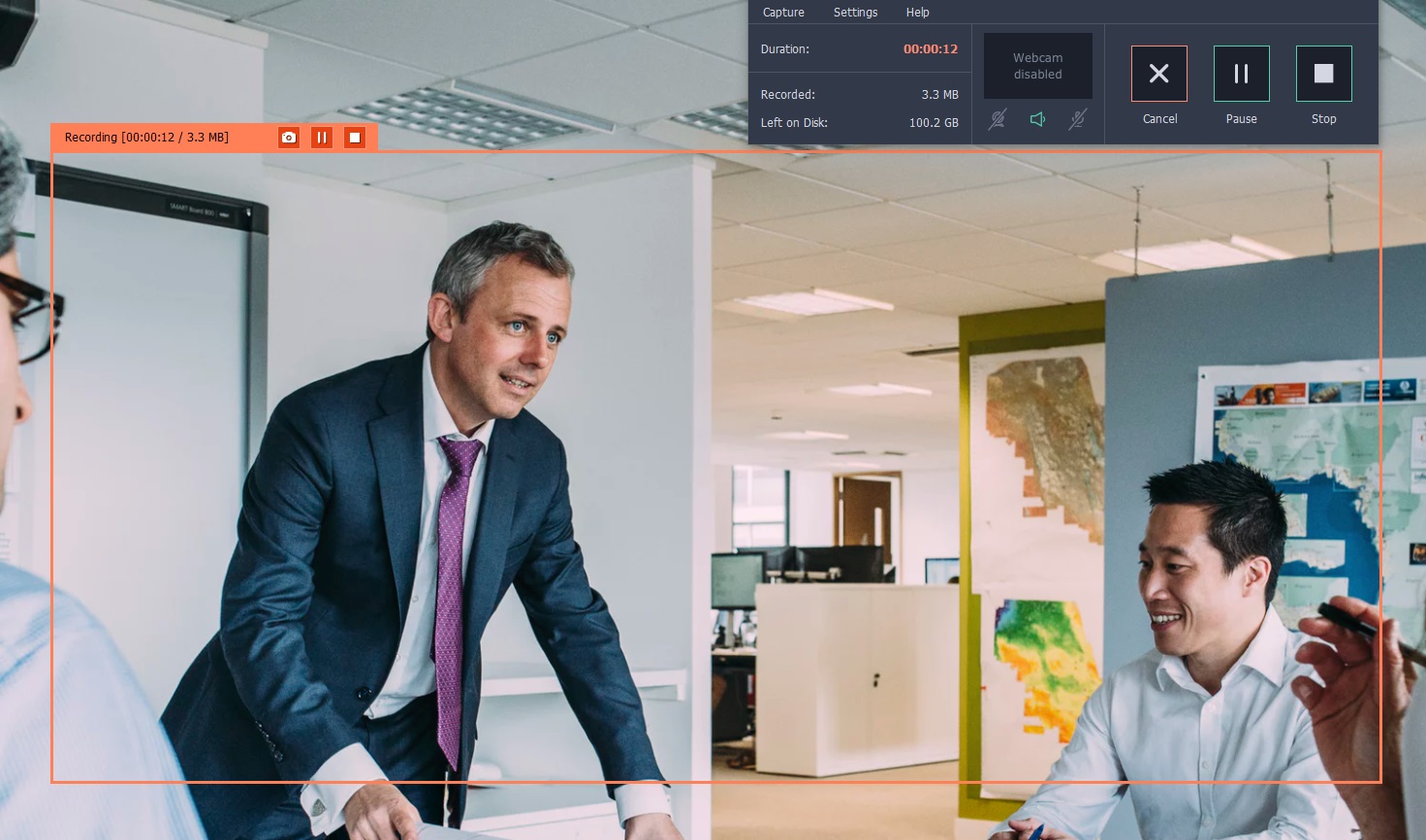 Recording a Webinar Using Movavi Screen Recorder