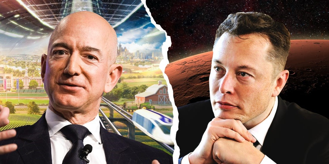 7 Differences between Elon Musk and Jeff Bezos - Topcount