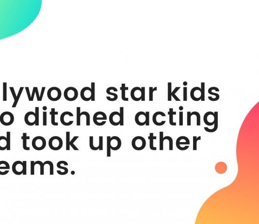 Top 10 Bollywood star kids who ditched acting and took up other streams