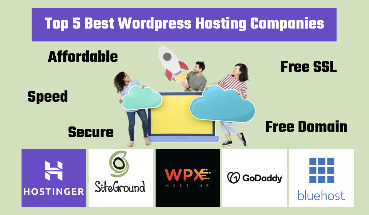 Top 5 Best WordPress Hosting in 2022 [Fastest Speed+Cheap+Secure]