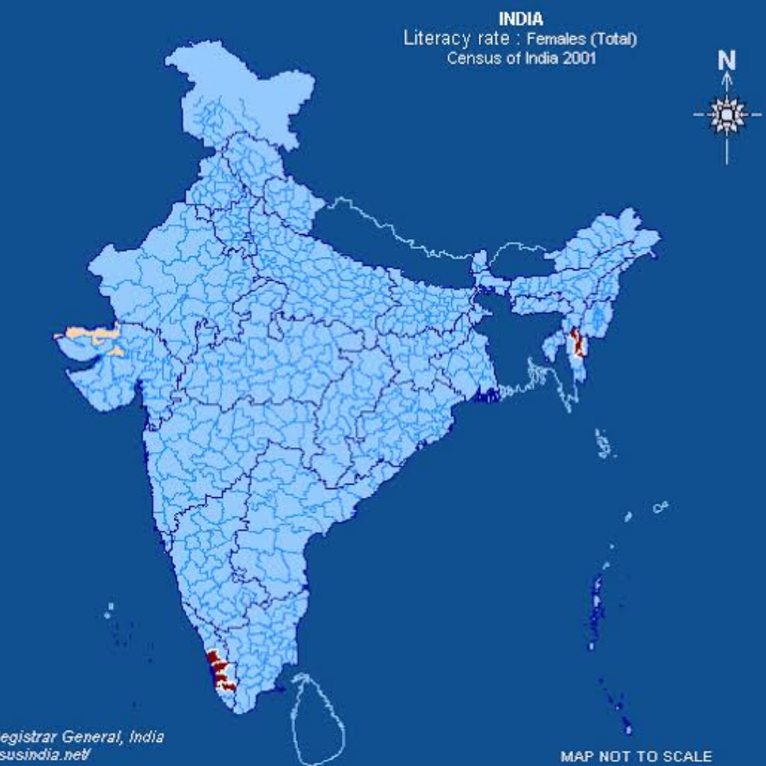 Analysis of Literacy Rate in India Based on Communities