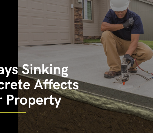 3 Ways Sinking Concrete Affects Your Property 3 Ways Sinking Concrete Affects Your Property