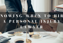 Knowing When To Hire A Personal Injury Lawyer